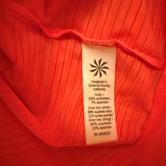 Athleta Shadow Stripe Energize Tank Top Built-In-Bra Size XS NWT - Picture 13 of 14